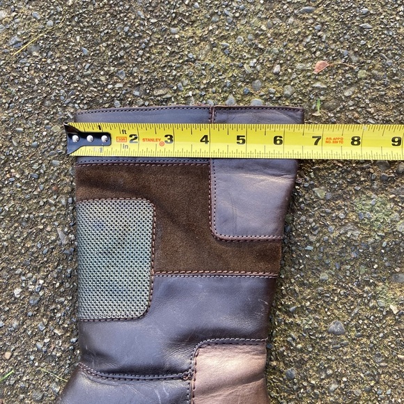 Naot Paradise Black Suede & Leather Mid-Calf Boot Sz 38 - Picture 9 of 11